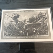 Postkarte: Infanterie kennt keine Hindernisse : Ein Neuer Angriff Beginnt ￼
