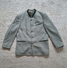 Lodenfrey Luxus Herren Trachten Jacke Janker Gr M L 50 52 Seide & Schurwolle 