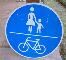 alt Verkehrsschild Schild