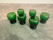 Vintage  Grüne Gläser 50/