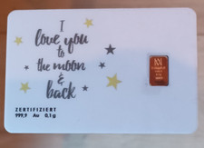 0,1 g Feingoldbarren 999,9 von