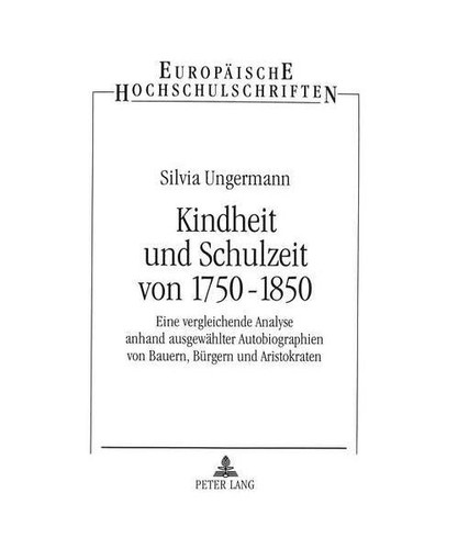Kindheit und schulzeit - kindheit,