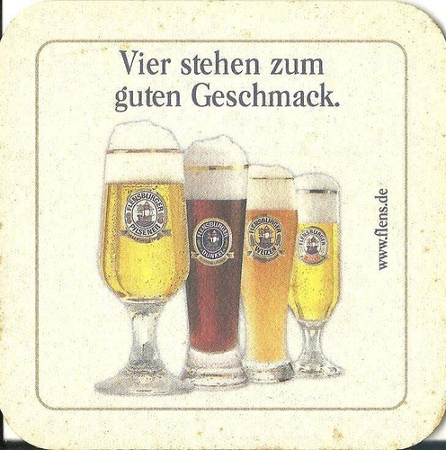 Bierdeckel flensburger - bierdeckel, flensburger🐿️
