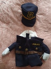  Hunde Faschingskostüm   Gr. M ( Kleinhunde) Polizist