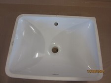 Duravit Vero Einbauwaschtisch Weiß mit Überlauf,Abfuss mittig