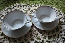 Suppentassen Vintage Winterling feines Porzellan Goldrand