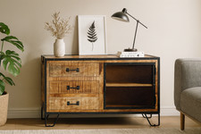 Sideboard mangoholz massiv - sideboard,