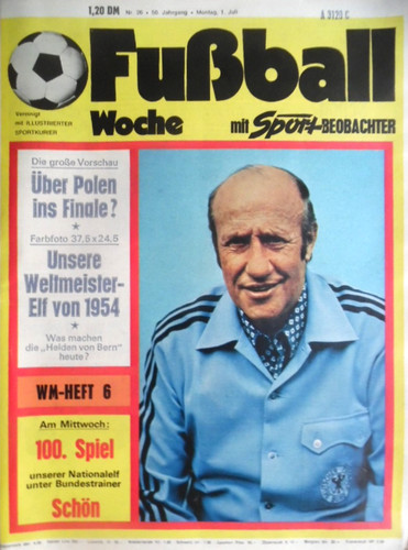 Fußball woche 7 1974 - woche,