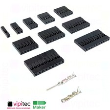 Dupont Gehäuse Stecker Buchse Auswahl Crimpkontakt Pin Terminal Jumper Sortiment