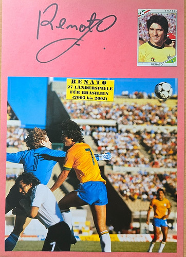 Renato brasilien autogramm - renato,, brasilien,