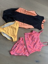 Garipa Bikini Neonfarben Größe 40 Badeanzug Sunya orange Neon Vintage