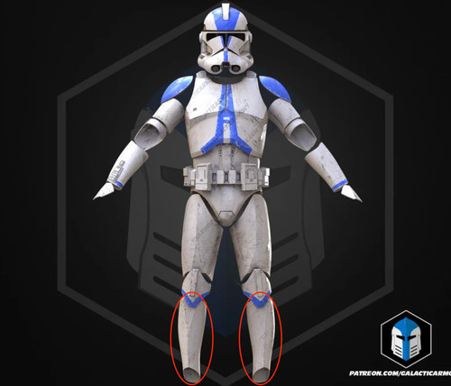 Clone trooper schienbein phase - clone,