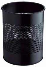 DURABLE Papierkorb METALL rund