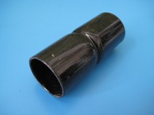 3x Rohrmuffe Gewindemuffe Stahl Panzerrohr PG21 - Innen 27mm schwarz lackiert