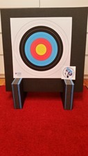 Zielscheibe 80x80x7 Ständer Bogenschießen Bogenauflage Scheibennägel Set Recurve