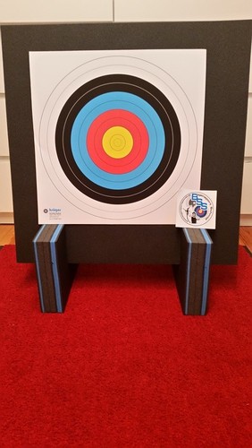 Zielscheibe 80x80x7 ständer - zielscheibe,