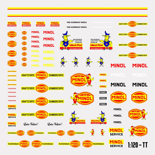 Waterslide decal 120 - 1:120,