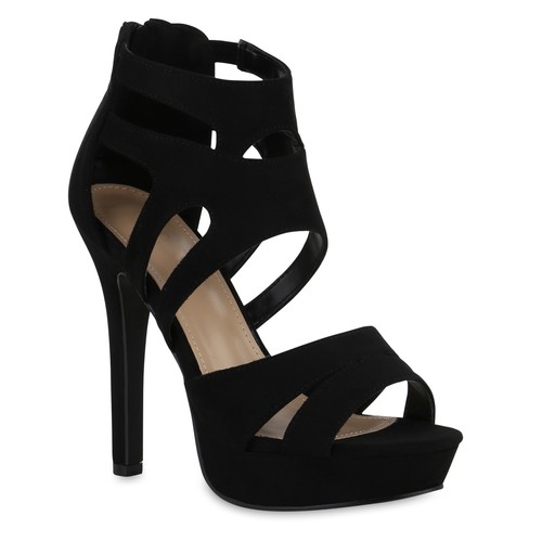 Damen high heels sandalette - high,