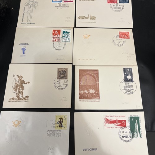 Ddr fdc schmuck briefe lot - briefe,