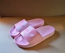 Adidas Lite Adilette im Kontrastdesign, Gr. 6 (39)