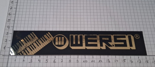 Aufkleber sticker wersi - /,