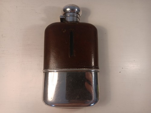 Großer antiker flachmann - flachmann, aus