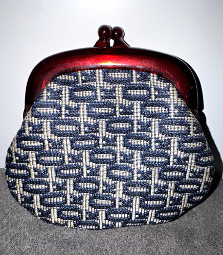 Vintage stoff geldbeutel - stoff,
