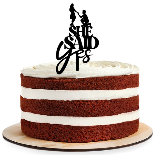 Cake topper aus acryl hochzeit - acryl,