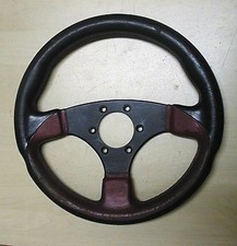 Raid 13 schwarz/rot Sportlenkrad Lederlenkrad D 32cm KBA 70155 youngtimer