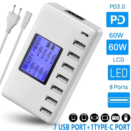 Usb schnellladestation hub - schnellladestation,