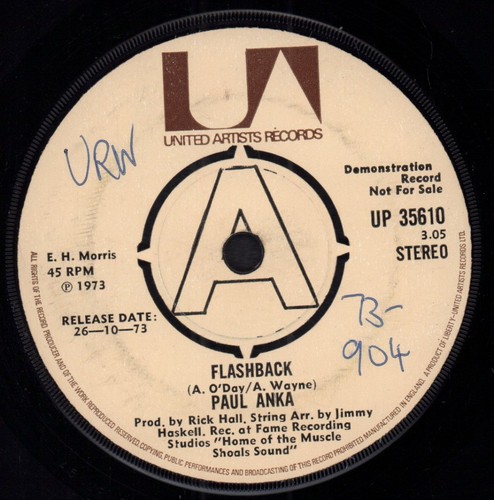Paul anka flashback vinyl - paul,