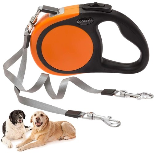 Dual retractable hundeleine - retractable,