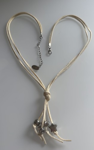 Boho lederkette mit charms - boho,