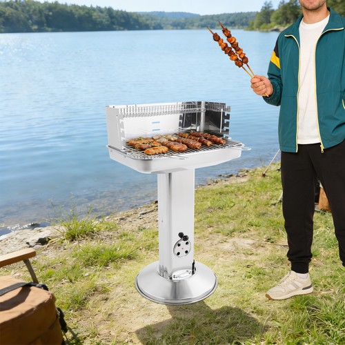 Holzkohlegrill säulengrill - holzkohlegrill,