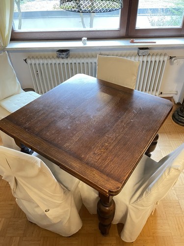 Antiker tisch zum - tisch, ausziehen