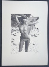 Erotische S/W Fotografie 1979 "Young Girl - Junge Frau - Annie“ limitiert 54/100