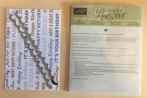 Stampin big shot edgelits - stampin, up