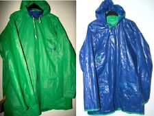 100% PVC Wendejacke Regenjacke + Kapuze Regen Jacke Mantel 54-56/ Large-XL
