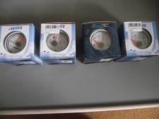 4 Stück Anzeigen Instrumente Boot Weiss  Uhr Batterie Volt Öltemperatur Trimm