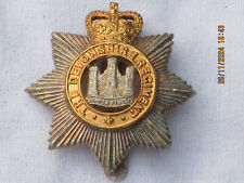 Devonshire Regt,Bimetall,Queens Crown, British Army Capbadge ,40x45mm,1952-1958