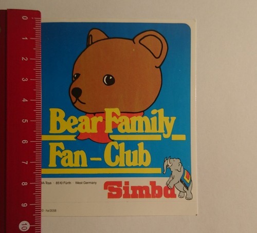 Aufkleber sticker simba bear - aufkleber/sticker:,