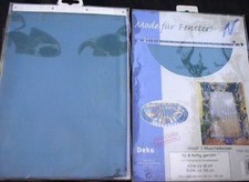 Gardine Muschelbogen H:40cm B:100cm Schienenband F35