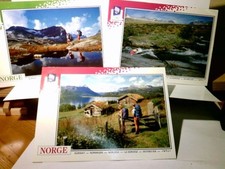 Norwegen / Norge / Norway. 3 x Alte Ansichtskarte / Postkarte farbig, gel. 1992 