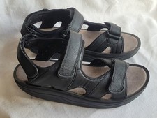 Herrenschuhe 43 Crane Sandalen mit Abrollsohle, Gesundheitsschuhe