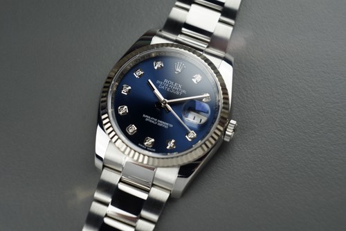 Rolex datejust diamond - rolex,