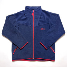 Helly Hansen Vintage 90s Fleece Jacke Patagonia Style Boxy Fit Herren blau L