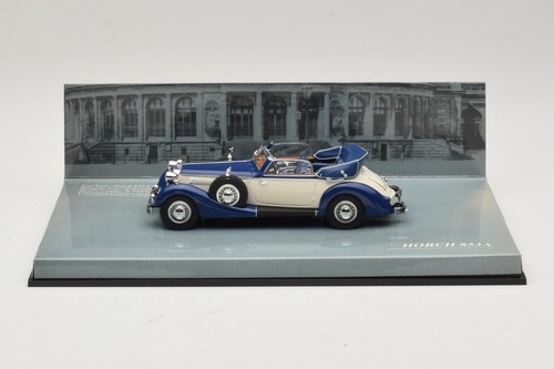Horch 853 cabriolet blue - horch,
