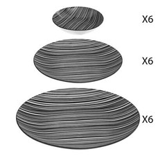 Teller-Set BOHEMIA ZEBRE