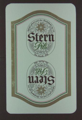 Skatspiel brauerei stern pils - stern,
