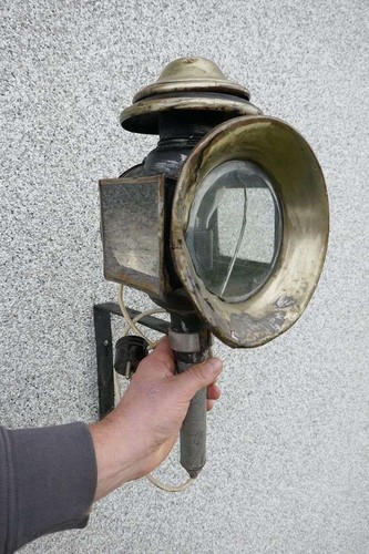 Alte kutschenlampe - alte,